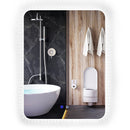 32 x 24 Inch Shatterproof Wall Mirror with 3-Color Lights and Anti-Fog Function
