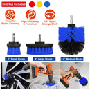 3Pcs/Set Drill Brush Power Scrubber Cleaning Brush for Car Carpet Wall Tile Tub Cleaner Combo