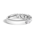 14K White Gold 2. 0 Cttw Diamond 7 Stone Band Ring