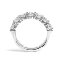 14K White Gold 2. 0 Cttw Diamond 7 Stone Band Ring