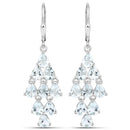 3.96 Carat Genuine Aquamarine .925 Sterling Silver Earrings