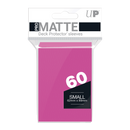 Ultra PRO: Small 60ct Sleeves - PRO-Matte (Bright Pink)