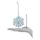 Radiant Crystal Frostflake Ornament