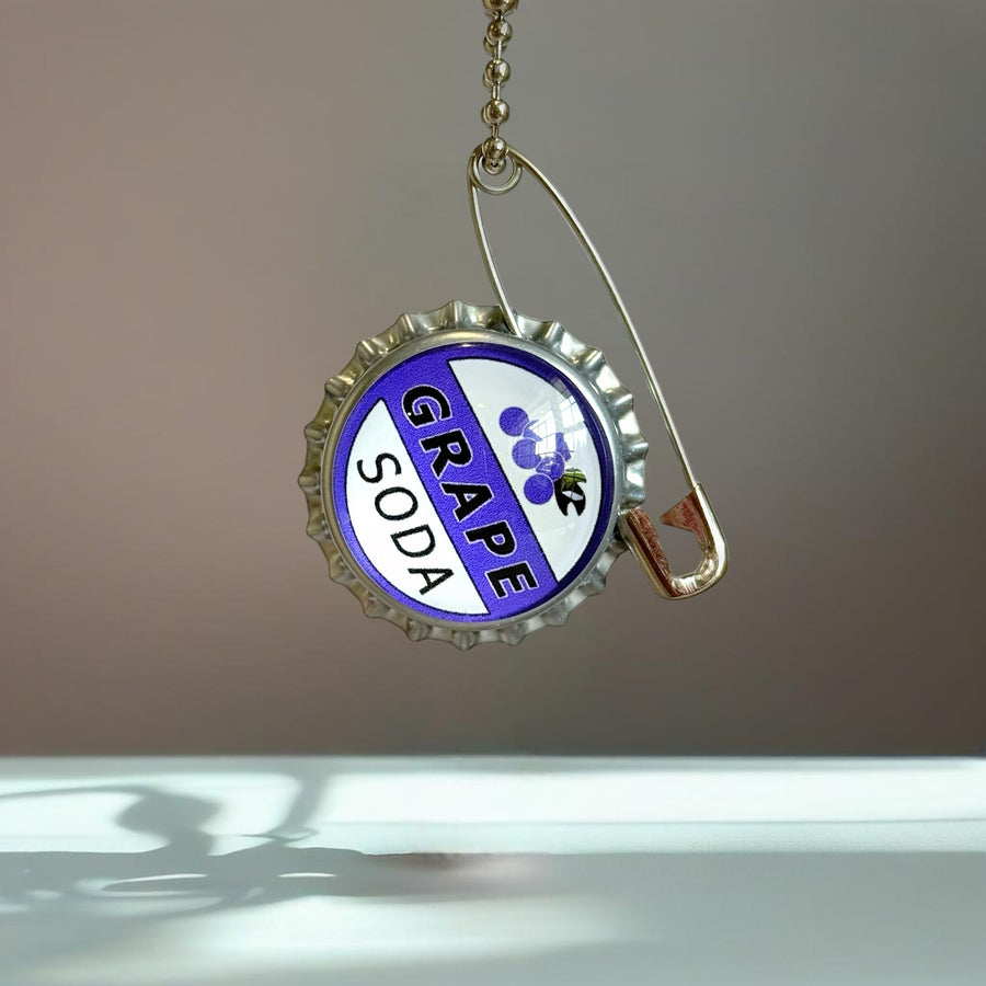 Grape Soda Charm - Tumbler Handle Charm