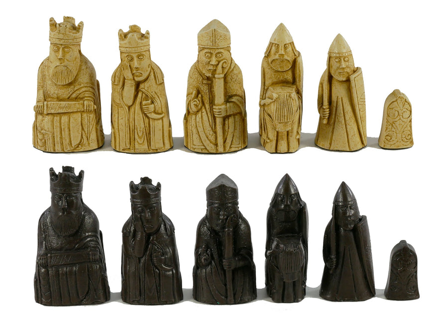 Chess Pieces - Resin - Isle of Lewis Resin - 3.5