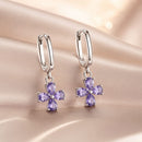 925 Sterling Silver Earrings with Pavé Setting CZ for Women