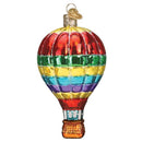 Vibrant Hot Air Balloon Ornament