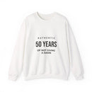 50 Years of Not Giving a Damn Crewneck Sweatshirt