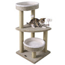 36" Cat Tree with Plush Perches & Scratching Posts