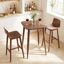 Counter Height Bar Table 36" with Solid Rubberwood Legs