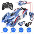 Electric Wall Climbing Car Toy 360¡ Rotating Shunt Car Remote Control Dual Mode RC Car Rechargeable Toy Car with Headlights Taillights Birthday Christ