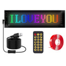 2Pack 16x96 Matrix Devil Eyes Lights For Car Ultra-thin Programmable LED Car Signs with APP Remote Control DIY Design Text Patterns Animations