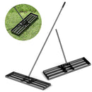 36 x 10 Inch Lawn Leveling Rake with Ergonomic Handle