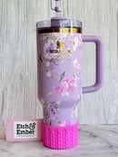 WINTER PINK MACRAME Tumbler Boot