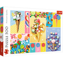 500 Piece Jigsaw Puzzle, Favorite Sweets, Candy and Ice Cream Puzzle, Adult Puzzles, Trefl 37335