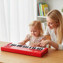 37 Keys Kids Piano Keyboard with 8 Rhythms and Microphone