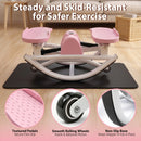 Compact Swing Stepper with Resistance Bands & LCD Monitor