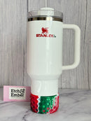 MISTLETOE WAFFLE Tumbler Boot -fits 20-40oz New!
