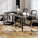 39.5" Square Conference Table with Thickened Tabletop