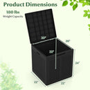 39 Gallon Deck Box with Lockable Lid - Weatherproof Storage