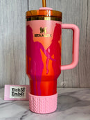 Twist N Turn PINK MACRAME Tumbler Boot