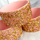 Glinda Pink Druzy Tumbler Boot -fits 40oz New!