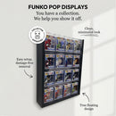 BITTY POPS in Acrylic Sleeves - Display Case for Funko Bitty Pops, Wall Mountable & Stackable Pop Shelf (3D Printed)