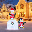 3D Pre-Lit Indoor Outdoor Xmas Holiday with 170 Cold-White LED Lights for Home