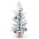 3ft Tabletop Christmas Tree with Snow Flocked Pine Cones