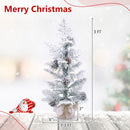 3ft Tabletop Christmas Tree with Snow Flocked Pine Cones