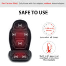 Snailax 6 Motor Vibrating Seat Cushion with Heat & Vibration Massager