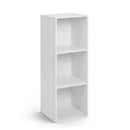 3-Cube Bookcase with Anti-Tipping Kits - White