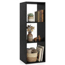 3 Cube Bookshelf with Back Guardrail for Living Room Bedroom