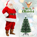 3 Feet Fiber Optic Christmas Tree with Branch Tips and Topper Star