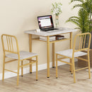 3-Piece Dining Table Set with Rectangular Kitchen Table and 2 Chairs