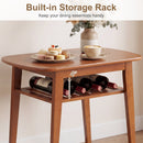 3-Piece Dining Table Set for 2 with Upholstered Chairs
