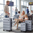 3-Piece Hardside Luggage Set 20/24/28 Inch Lightweight Hardside Suitcases