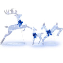3 Pieces Lighted Christmas Reindeer Family Set with 255 Lights