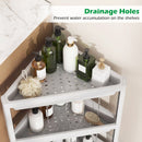 3-Tier Corner Shower Caddy 2-Pack with Detachable Design
