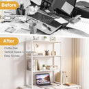 3-Tier Countertop Storage Hutch with Open Shelves