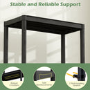 4-Tier Heavy-Duty Plastic Storage Shelves Freestanding Garage Shelving Unit