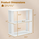 3-Tier Stackable Shoe Rack Set of 2 - White