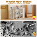 3-Tier Stackable Shoe Rack Set of 2 - White