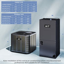3 Ton 19 SEER2 Central Air Conditioner Heat Pump System with Multi-Position Air Handler Unit