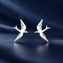 925 Sterling Silver Earrings 0.7*1.2cm for Women