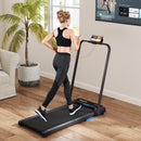 3 in 1 Folding Treadmill with Remote Control and LED Display