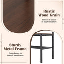 3-in-1 Hall Tree Freestanding Entryway Bench with Hooks