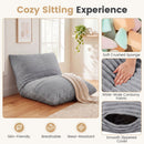 3-in-1 Convertible Bean Bag Chair with Corduroy Fabric