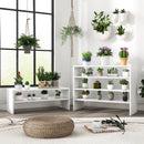 3 Pieces 31-Inch Stackable Multi-Shape Shoe Rack