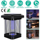 Electric Solar Powered Bug Zapper 1076Sq.Feet Range Mosquito Killer Lamp IP65 Waterproof Insect Fly Trap Catcher for Indoor Outdoor